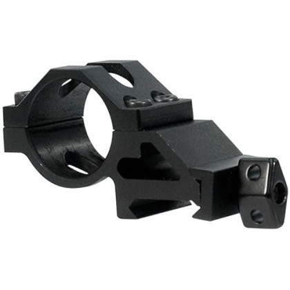 Utg Angled Offset Low Pro Ring - Mount For 1"-20mm Light Device