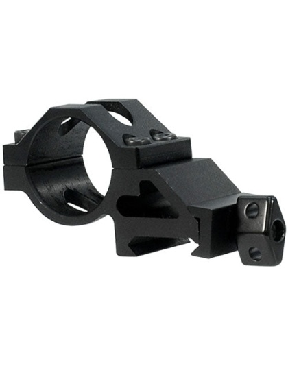 Utg Angled Offset Low Pro Ring - Mount For 1"-20mm Light Device