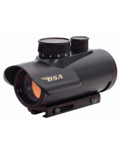 Bsa 1x30mm Red Dot Sight - 5-m.o.a. Dot Black Matte