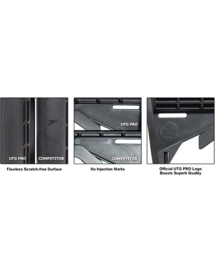 Utg Stock Assembly Ar-15 Black - 6 Position Mil-spec