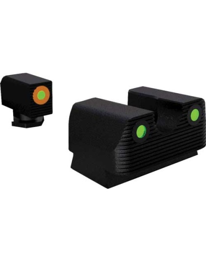 Rival Arms Tritium Night Sgt - Set Glock 42-43 W-orange Ring
