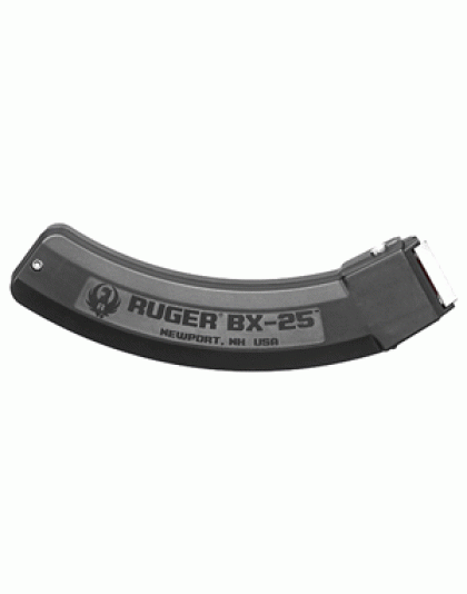 Ruger Magazine 10-22 .22lr - 25-rounds Black Polymer