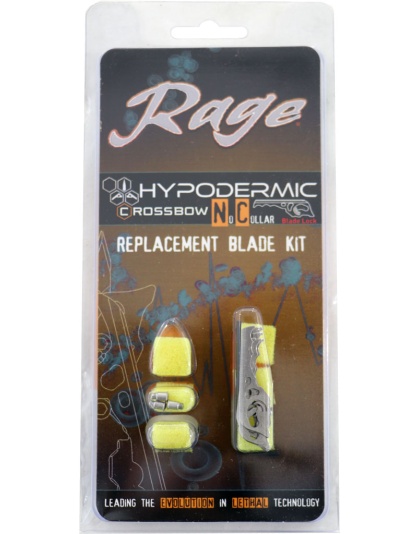 Rage Replacement Blades - Hypodermic Xbow No-collar