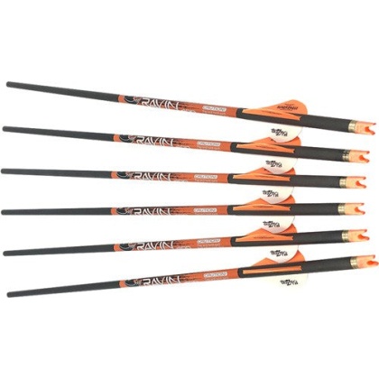 Ravin Xbow Arrow Carbon W-2" - Offset Vanes 400gr .003" 6pk