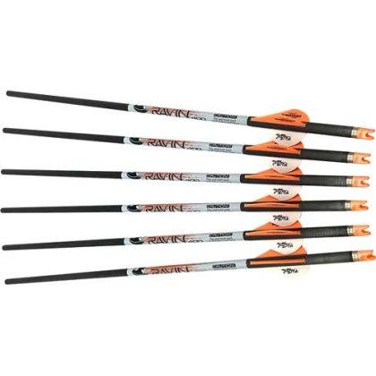 Ravin Xbow Arrow Premium - Carbon W-2" Vane .001" 6pk