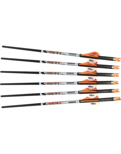 Ravin Xbow Arrow Premium - Carbon W-2" Vane .001" 6pk