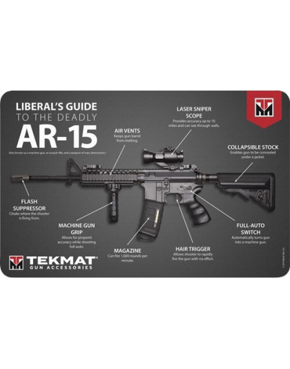 Tekmat Armorers Bench Mat - 11"x17" Ar-15 Liberal's Guide