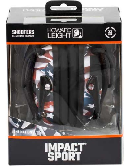 Howard Leight Impact Sport - One Nation Flag Elec Muff Nr22