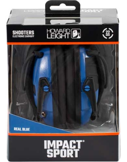 Howard Leight Impact Sport - True Blue Electronic Muff Nr22