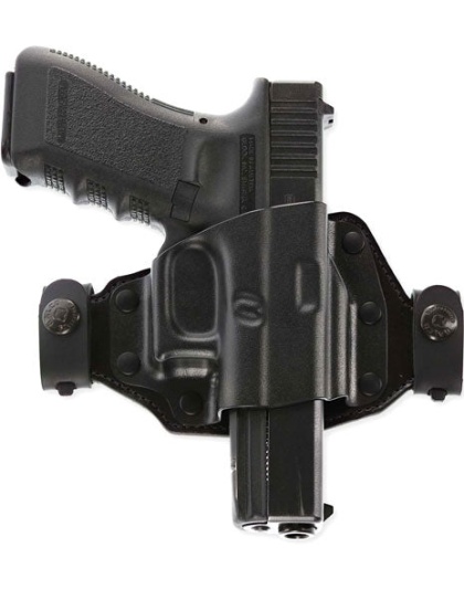 Galco Quick Slide Belt Holster - Rh Hybrid S&w M&p 9-40 Black
