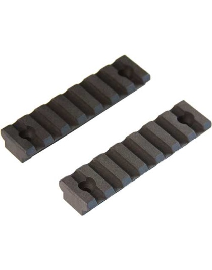 J&e Polymer Keymod Rail 4" - 7-slot 2pk