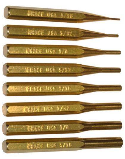 Grace Usa Punch Set - Punch Set Of 8 Brass