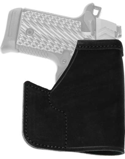 Galco Pocket Protector Holster - Rh Leather Ruger Lcp Black