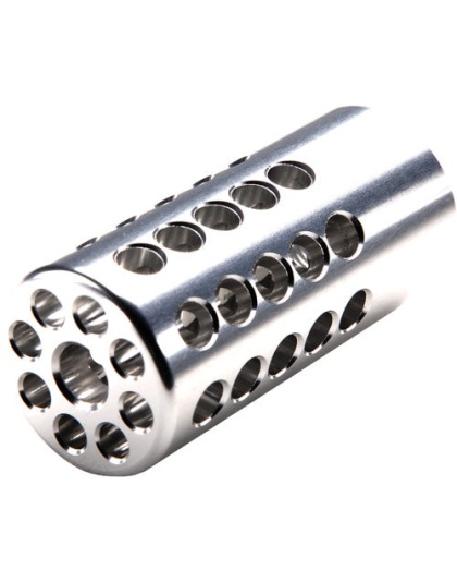 Tacsol Compensator 1" 22lr - 1-2x28 Tpi Silver