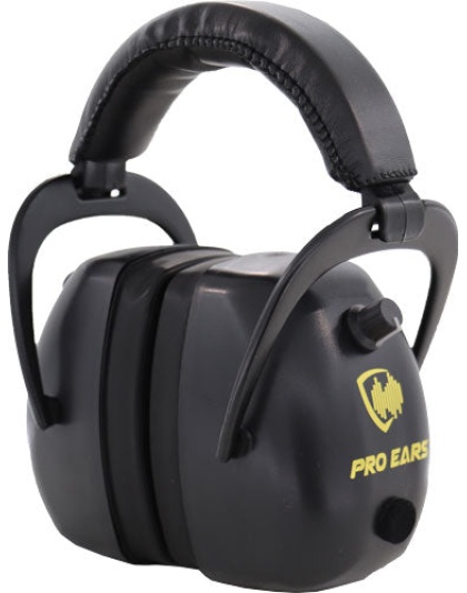 Pro Ears Gold Ii 30 Ear Muff - Electronic W-padded Base Blk