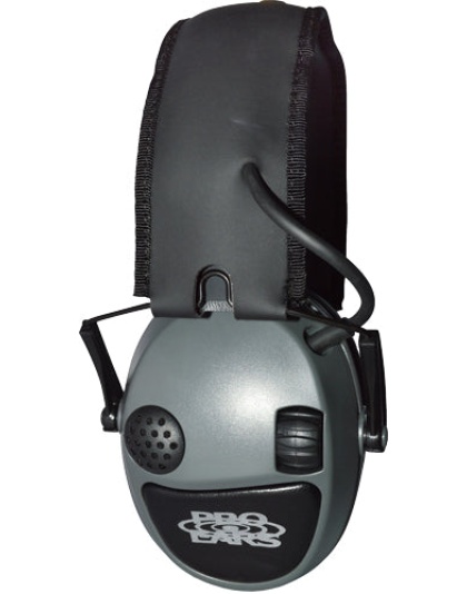Pro Ears Silver 22 Ear Muff - Electronic W-padded Base Blk