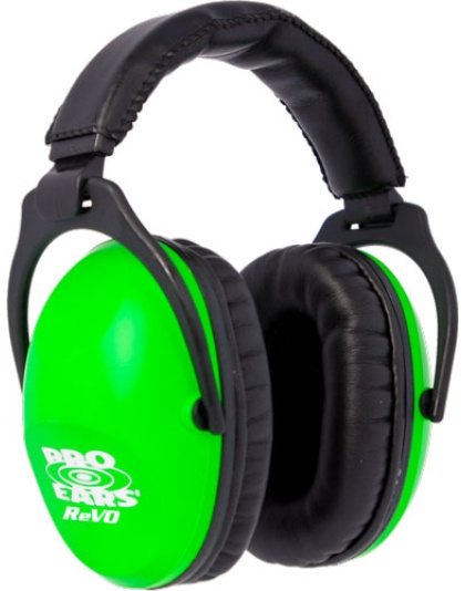 Pro Ears Revo Ear Muff - Passive Neon Green