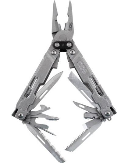 Sog Multi-tool Poweraccess Dlx - Stonewash W-sheath-hex Bit Kit