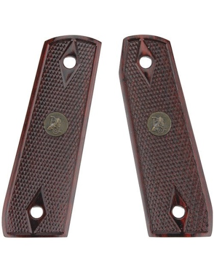 Pachmayr Laminated Wood Grips - Ruger 22-45 Rosewood Checker<