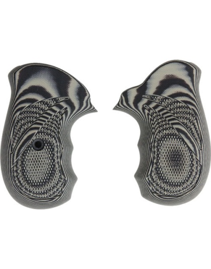 Pachmayr G10 Grips S&w J-frame - Rb Grey-black Checkered<