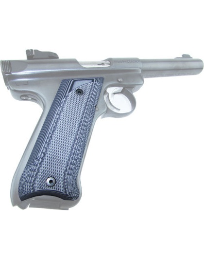 Pachmayr Dominator G10 Grips - Ruger Mk Ii-iii Gray-blk Chec<