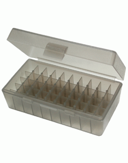 Mtm Ammo Box .44rm-.41rm-.45lc - 50-rounds Flip Top Style Green