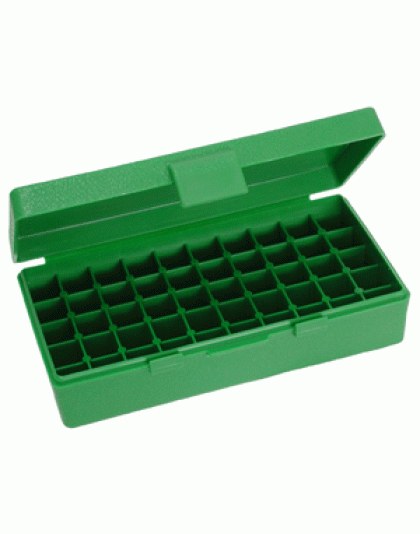 Mtm Ammo Box .45acp-.40sw-10mm - 50-rounds Flip Top Style Green