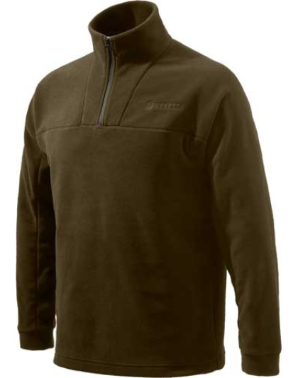 Beretta Jacket Fleece 1-2 Zip - Large Brown