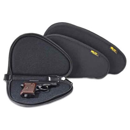 Us Peacekeeper Pistol Case 11" - Black 600 Denier Lockable