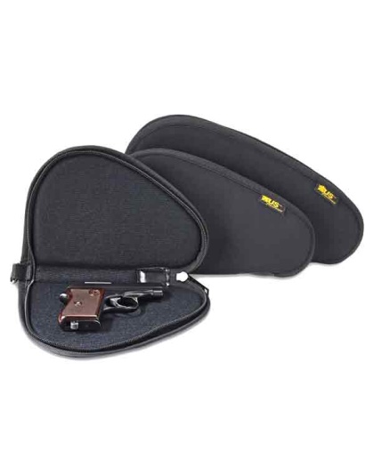 Us Peacekeeper Pistol Case 11" - Black 600 Denier Lockable