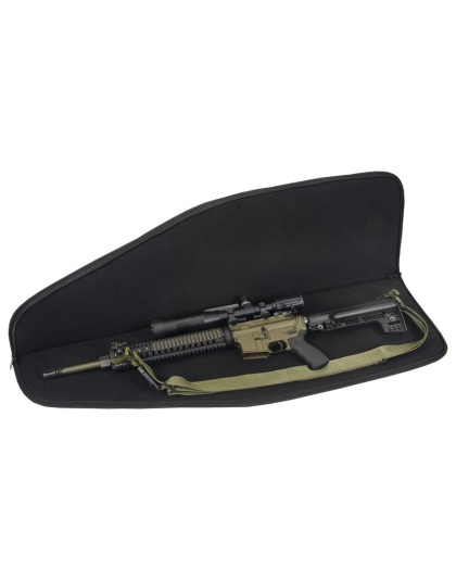 Us Peacekeeper 35" Msr Case Bl - 4 Mag Pouches 600 Denier Black