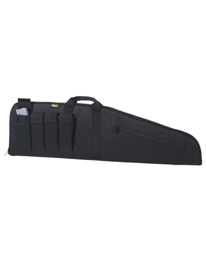 Us Peacekeeper 40" Msr Case Bl - 4 Mag Pouches 600 Denier Black