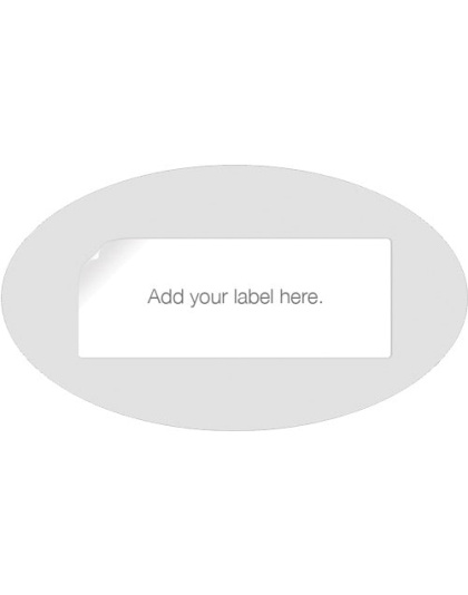 Gss Blank Plastic Oval Tagsfor - Displaying Gun Info 50-pack