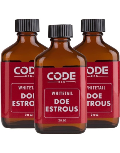 Code Red Deer Lure Doe - Estrus Triple Pack 2fl Oz-ea