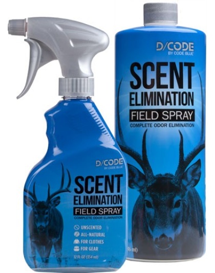 D-code Scent Elimination Spray - Refill Combo 12fl Oz-32fl Oz