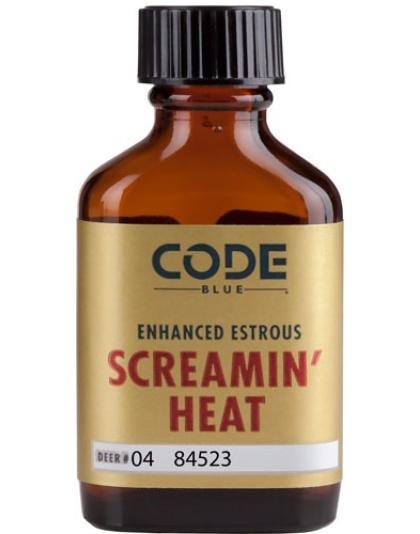 Code Blue Deer Lure Enhanced - Estrus Screamin Heat 1fl Oz.
