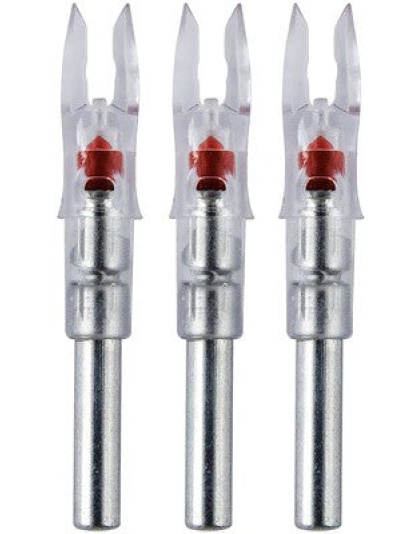 Nockturnal Lighted Nock - S-series Red 3-pack