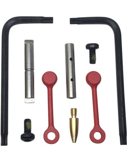 Kns Pin Kit Non-rotating - Gen2 Mod2 Ar15-m16 .154 Red