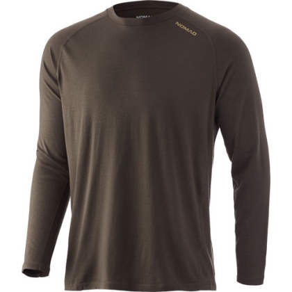 Nomad Durawool Ls Crew Neck - Base Layer Mud X-large