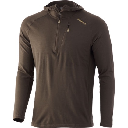 Nomad Durawool Ls Hoodie - Base Layer Mud X-large