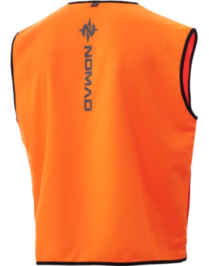 Nomad Blaze Orange Vest W- - Nomad Logo On Back Xx-large