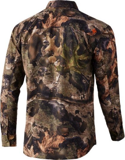 Nomad Stretch Lite Ls Button - Down Mossy Oak Migrate Xx-lrg