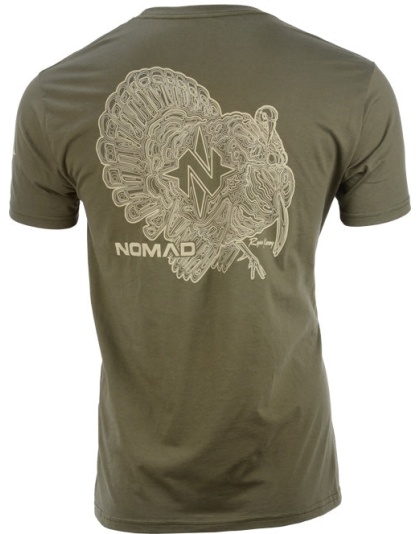 Nomad Turkey Topo Men's Tshirt - Mltry Olive Drab Small<