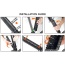 Utg Rail Picatinny Ar-15 9" - 2-pc Drop-in Mid-length