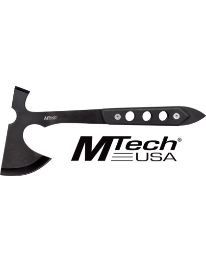Mc Mtech 10" Tomahawk W-sheath - 5" Black Blade G10 Handle