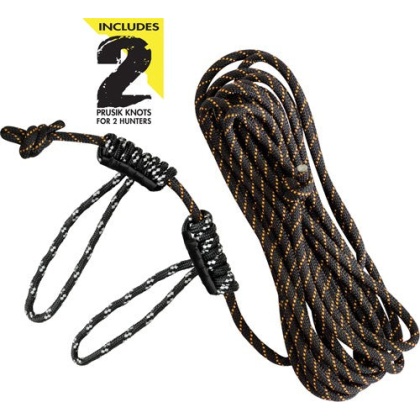 Muddy Life-line 30' W- Double - Rope Loops Reflective Rope