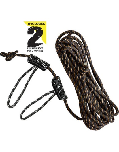 Muddy Life-line 30' W- Double - Rope Loops Reflective Rope