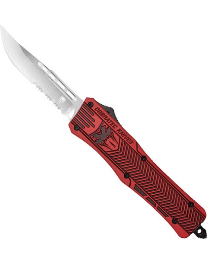 Cobratec Medium Ctk1 Otf Red - Certakote 3" D2 Black Dp Srrtd