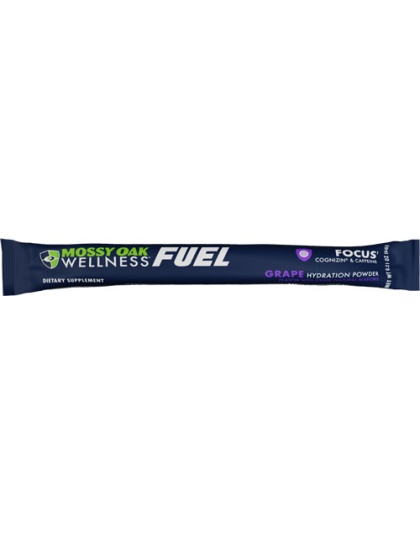 Mossy Oak Wellness Fuel Focus - Grape Drink Mix 12 Stick Pack