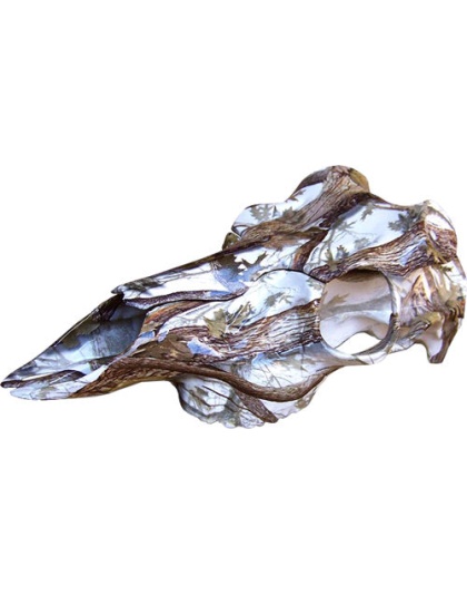 Mountain Mike's Snow Camo Deer - Skull Master Kit W-positioner